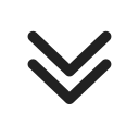 Ic,Fluent,Chevron,Double,Down,Filled ok 