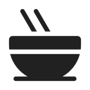 Ic,Fluent,Bowl,Chopsticks,Filled