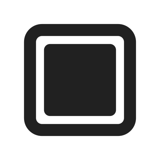Ic, fluent, checkbox, indeterminate, filled icon