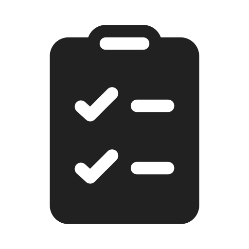 Ic, fluent, clipboard, task, list, ltr, filled icon