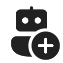 Ic,Fluent,Bot,Add,Filled