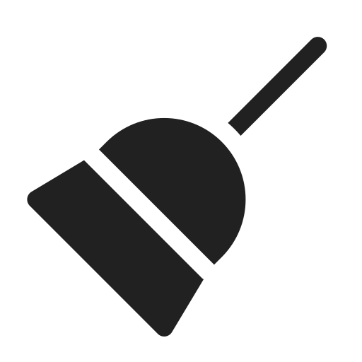 Ic, fluent, broom, filled icon
