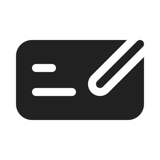 Ic, fluent, check, filled icon
