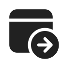 Ic,Fluent,Calendar,Arrow,Right,Filled