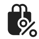 Ic,Fluent,Shopping,Bag,Percent,Filled ok 