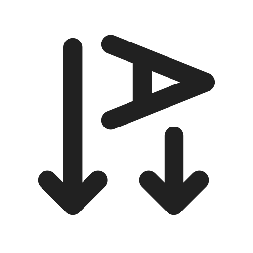 Ic, fluent, text, direction, rotate, right, filled icon