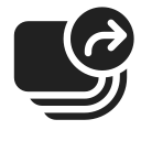 Ic,Fluent,Stack,Arrow,Forward,Filled