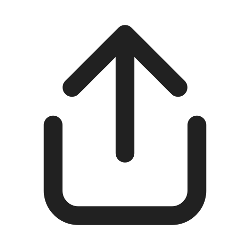 Ic, fluent, share, ios, filled icon