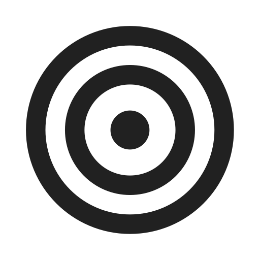 Ic, fluent, target, filled icon
