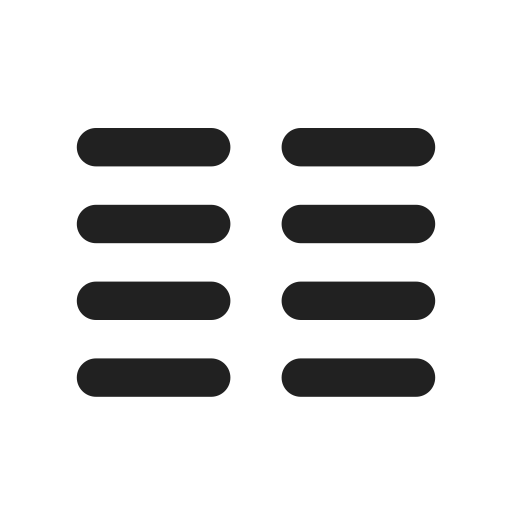 Ic, fluent, text, column, two, filled icon