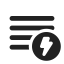 Ic,Fluent,Text,Column,One,Wide,Lightning,Filled