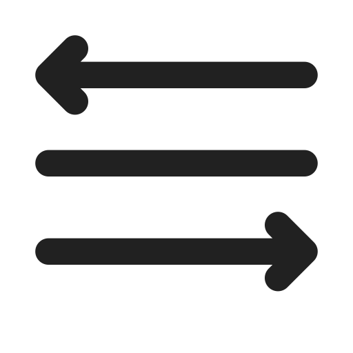 Ic, fluent, text, align, distributed, filled icon