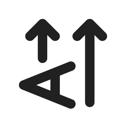 Ic, fluent, text, direction, rotate, right, filled icon