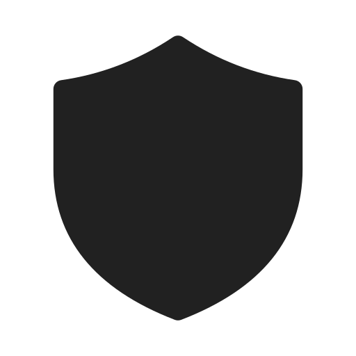 Ic, fluent, shield, filled icon
