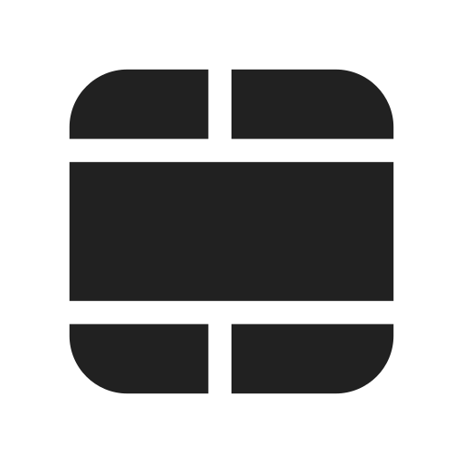 Ic, fluent, table, cells, merge, filled icon