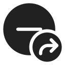 Ic,Fluent,Subtract,Circle,Arrow,Forward,Filled
