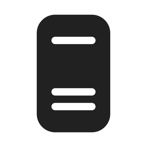 Ic, fluent, server, filled icon