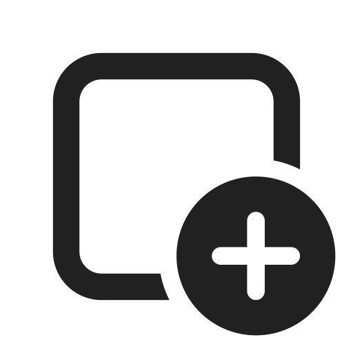 Ic, fluent, tab, add, filled icon