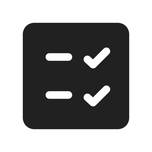 Ic, fluent, task, list, square, rtl, filled icon