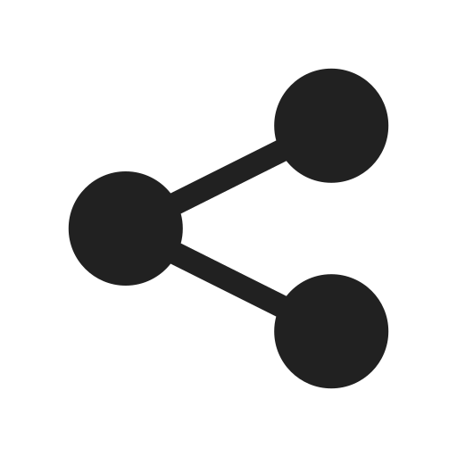 Ic, fluent, share, android, filled icon