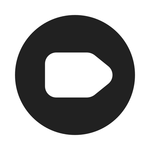 Ic, fluent, tag, circle, filled icon