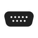 Ic,Fluent,Serial,Port,Filled