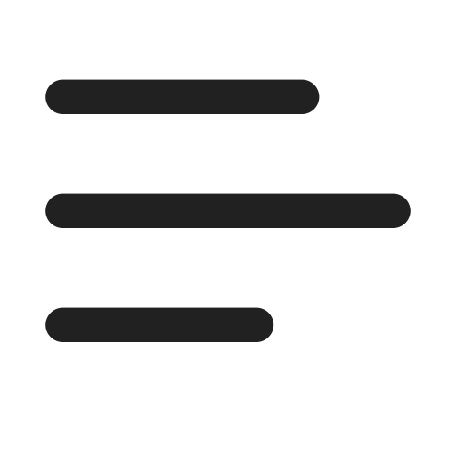 Ic, fluent, text, align, left, filled icon