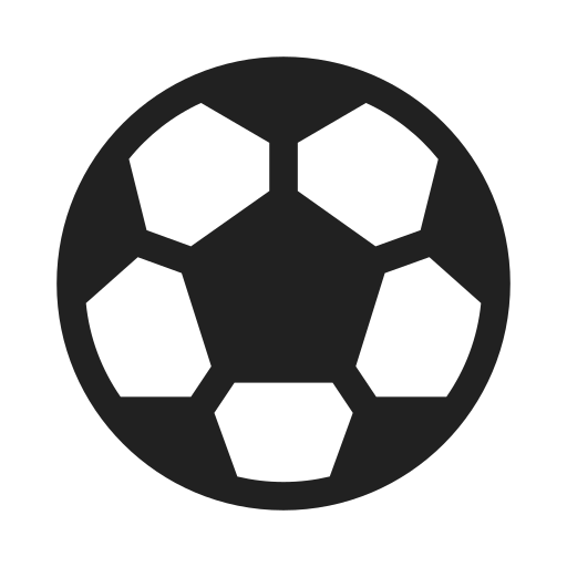 Ic, fluent, sport, soccer, filled icon