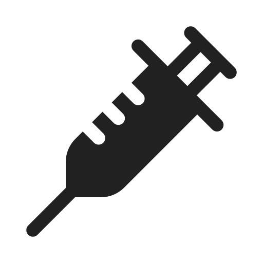 Ic, fluent, syringe, filled icon