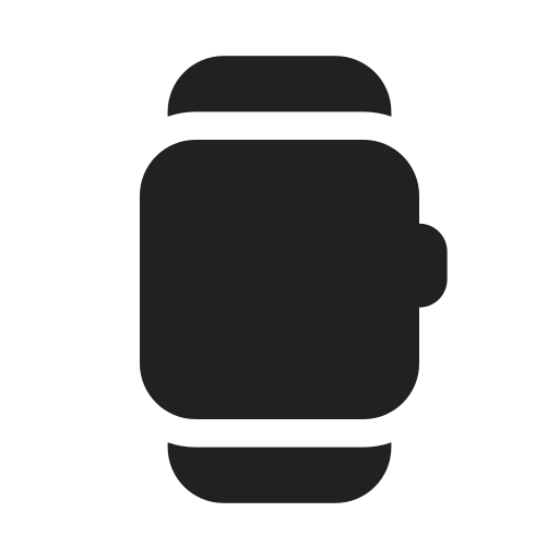 Ic, fluent, smartwatch, filled icon