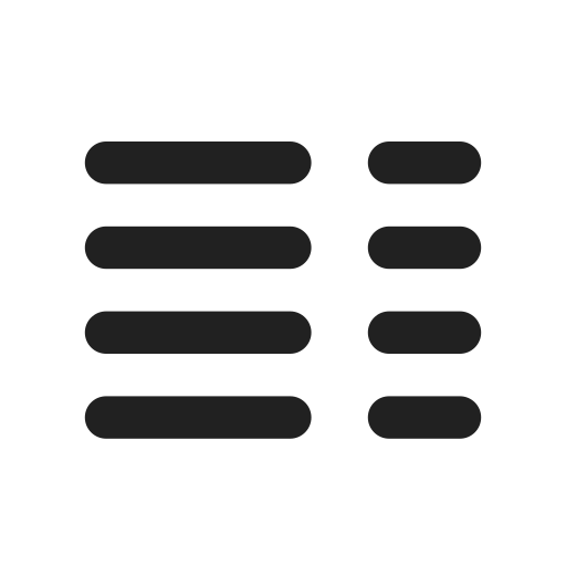 Ic, fluent, text, column, two, right, filled icon