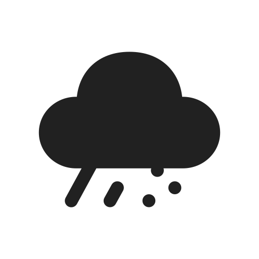 Ic, fluent, weather, rain, snow, filled icon