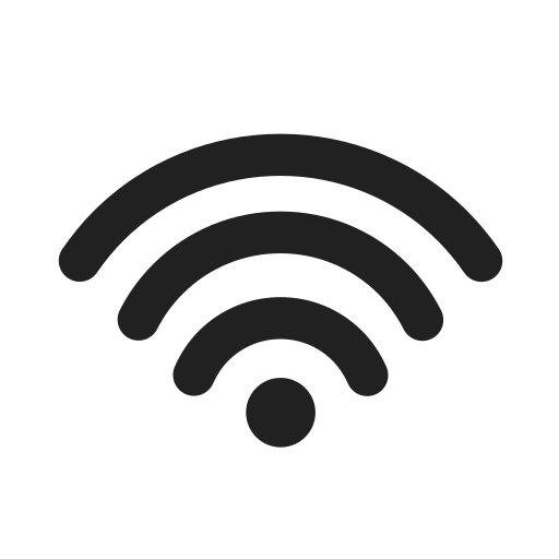 Ic, fluent, wifi, 1, filled icon