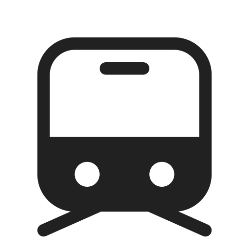 Ic, fluent, vehicle, subway, filled icon