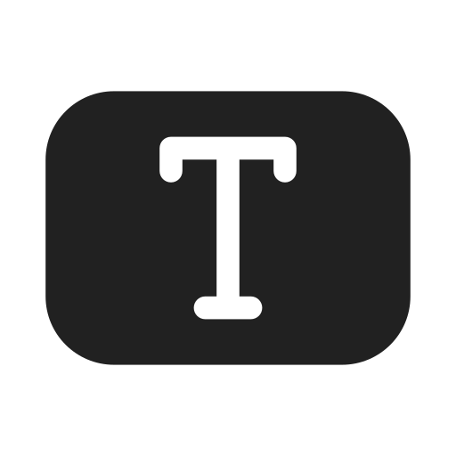Ic, fluent, text, field, filled icon
