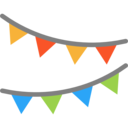 flags,decoration,entertainment,party,birthday and party,garlands,ornaments,garland