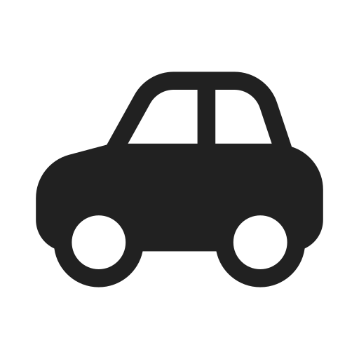 Ic, fluent, vehicle, car, profile, rtl, filled icon