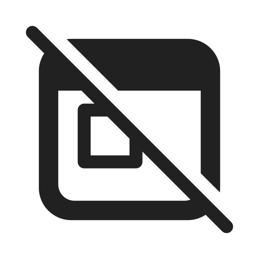 Ic, fluent, window, ad, off, filled icon