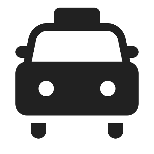 Ic, fluent, vehicle, cab, filled icon