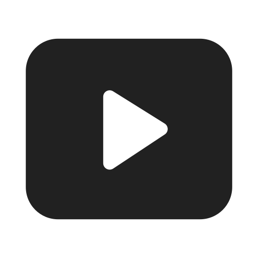Ic, fluent, video, clip, filled icon