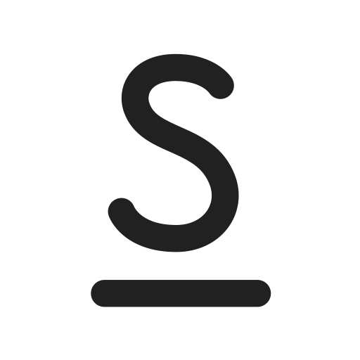 Ic, fluent, text, underline, filled icon
