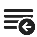 Ic,Fluent,Text,Grammar,Arrow,Left,Filled ok 