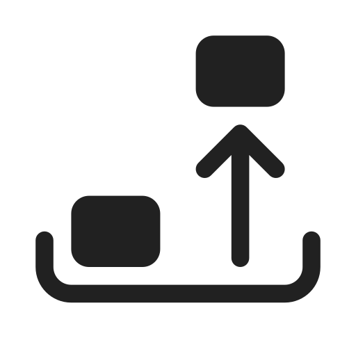 Ic, fluent, tray, item, remove, filled icon