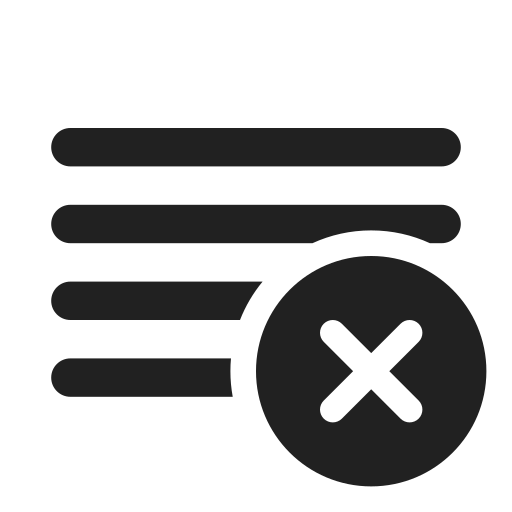 Ic, fluent, text, grammar, dismiss, filled icon