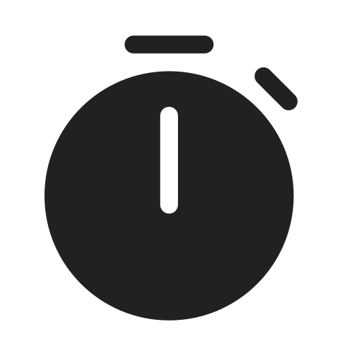 Ic, fluent, timer, filled icon