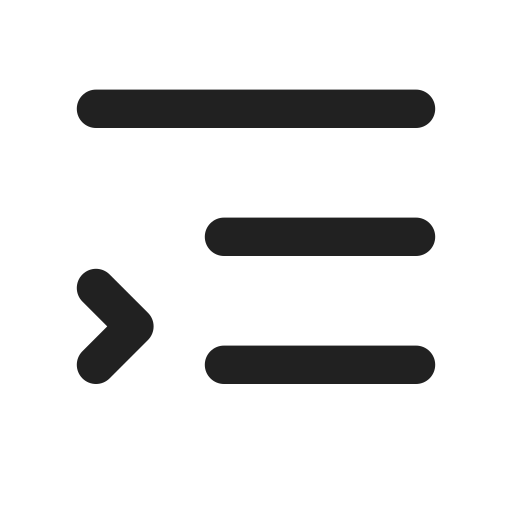 Ic, fluent, text, hanging, filled icon