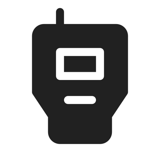Ic, fluent, walkie, talkie, filled icon