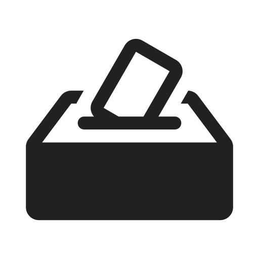 Ic, fluent, vote, filled icon