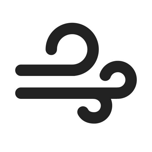 Ic, fluent, weather, squalls, filled icon