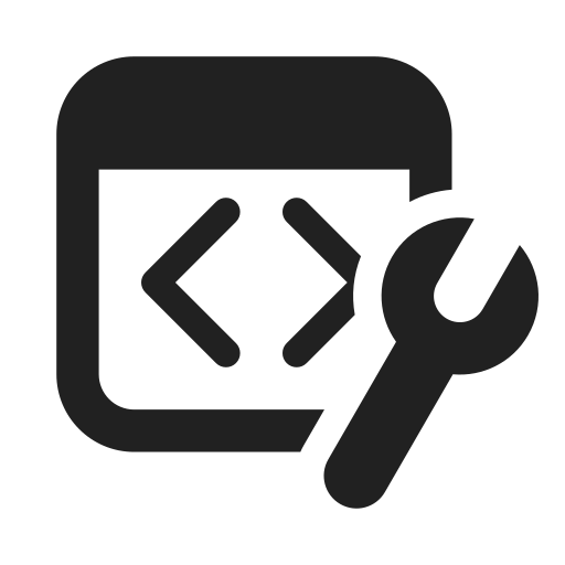 Ic, fluent, window, dev, tools, filled icon
